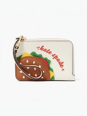 Kate Spade Burger Wristlet Wallet • Snack Bar Novelty NWT
